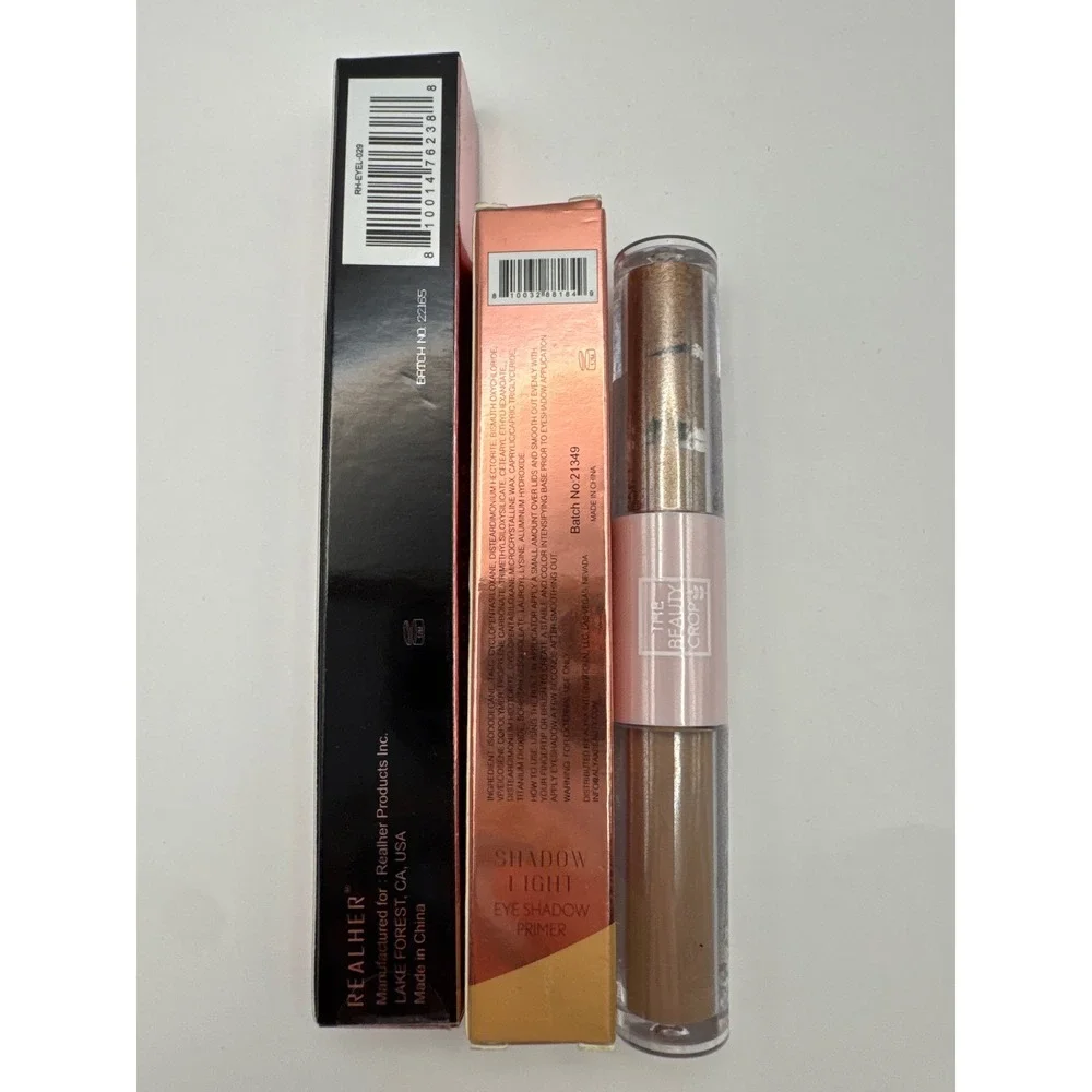 REALHER Metallic Eyeliner Duo and SANDBAR‎ Shadow Light Eye Primer Set